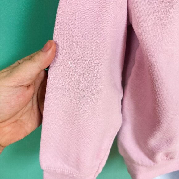The Wishing Elephant Girls Light Pink "Girl Gang" Crewneck Size 7 - Picture 6 of 8